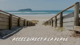 Campings avec accès à la plage : location de mobil-home