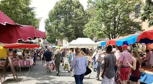 Le marché de Cahors (Lot)