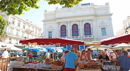 Le marché de Sète (Hérault)