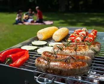 Barbecue et plancha au camping