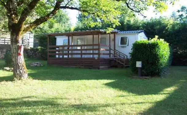 Camping La Garrigue 3*, Camping 3* à Loubressac (Lot) - Location Mobil Home pour 6 personnes - Photo N°2