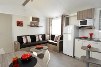 Camping Le Bel Air 5* - Ze collection, Camping 5* à Les Sables d'Olonne (Vendée) - Location Mobil Home pour 4 personnes - Photo N°3