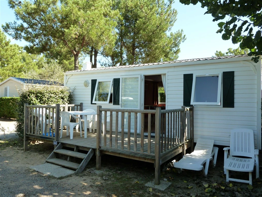 Camping Les Samaras 4* Ze collection, Camping 4* à Saint Jean de Monts (Vendée) - Location Mobil Home pour 5 personnes - Photo N°1
