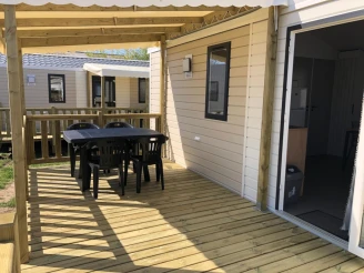Camping Bleu Mer - 3*, Camping 3* à Saint Georges de Didonne (Charente Maritime) - Location Mobil Home pour 4 personnes - Photo N°3