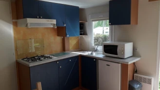 Camping La Rivière d'Argent 3*, Camping 3* à Huelgoat (Finistère) - Location Mobil Home pour 5 personnes - Photo N°3