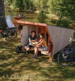 Camping La Sinope - 3*, Camping 3* à Quinéville (Manche) - Location Cabane pour 2 personnes - Photo N°4