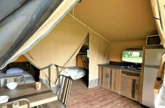 Camping Le Sainte Marie 4*, Camping 4* à Sainte Marie (Pyrénées Orientales) - Location Tente équipée pour 5 personnes - Photo N°2
