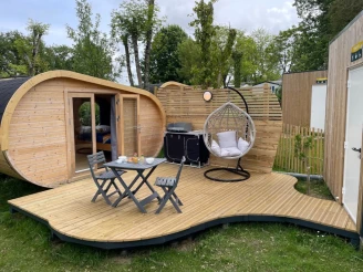 Camping Sun Océan 3*, Camping 3* à Talmont Saint Hilaire (Vendée) - Location Cabane pour 2 personnes - Photo N°4