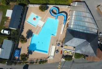 Camping de La Roche Percée, Camping 4* à Fouesnant (Finistère) - Location Mobil Home pour 4 personnes - Photo N°2