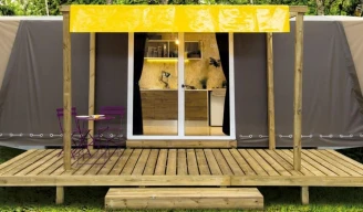 Camping dei Fiori , Camping 2* à Pietra Ligure (Savone) - Location Bungalow pour 4 personnes - Photo N°3