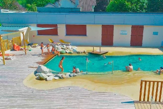 Camping des Gaves 4*, Camping 4* à Laruns (Pyrénées Atlantiques) - Location Cabane pour 5 personnes - Photo N°3