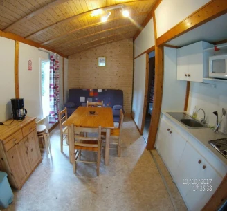 Camping Le Pavillon - 3*, Camping 3* à La Mothe Achard (Vendée) - Location Chalet pour 7 personnes - Photo N°4