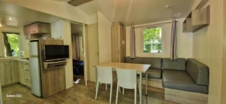 Gaia Ecolodge - 3*, Camping 3* à Douville (Dordogne) - Location Mobil Home pour 4 personnes - Photo N°3