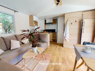 , Camping 4* à Chaumont sur Loire (Loir et Cher) - Location Mobil Home pour 8 personnes - Photo N°3