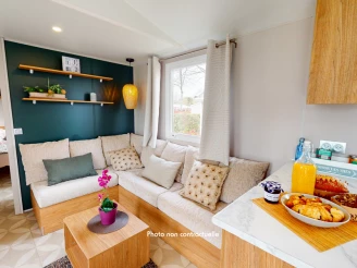 Camping La Réserve 4*, Camping 4* à Parentis en Born (Landes) - Location Mobil Home pour 6 personnes - Photo N°4