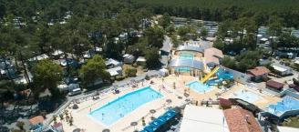 Camping Les Embruns 4*, Camping 4* à Lège Cap Ferret (Gironde) - Location Mobil Home pour 6 personnes - Photo N°2