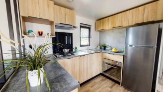 Camping - Les Oyats - 4*, Camping 4* à Seignosse (Landes) - Location Mobil Home pour 6 personnes - Photo N°4