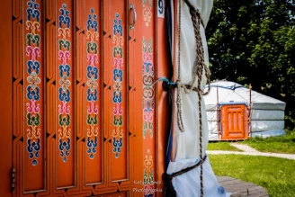 Camping Village Insolite , Camping 1* à Saint Benoît des Ondes (Ille et Vilaine) - Location Yourte pour 4 personnes - Photo N°2