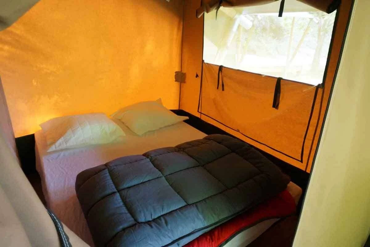 Bivouac nature , Camping 3* à Saint Jean du Gard (Gard) - Location Tente équipée pour 5 personnes - Photo N°7