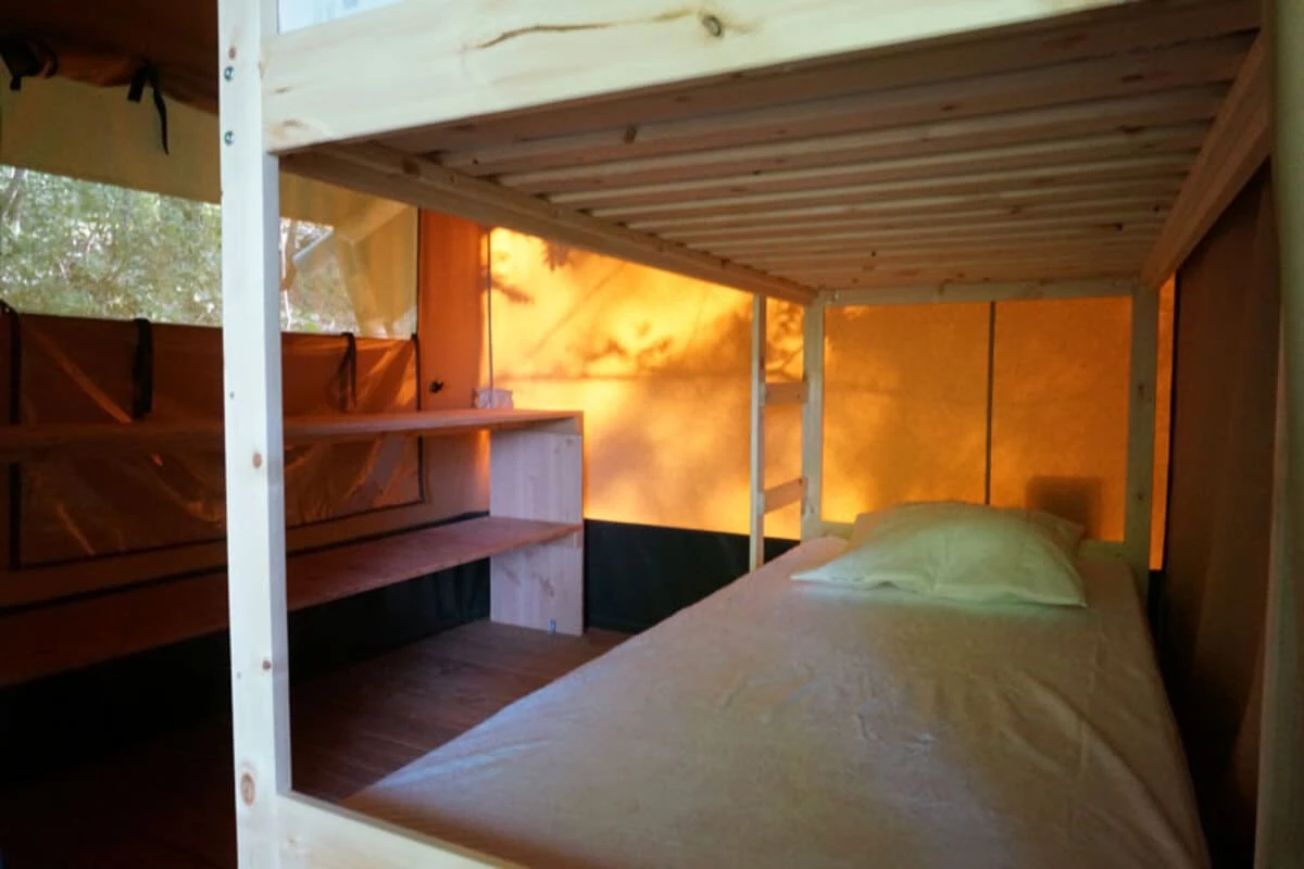 Bivouac nature , Camping 3* à Saint Jean du Gard (Gard) - Location Tente équipée pour 5 personnes - Photo N°8