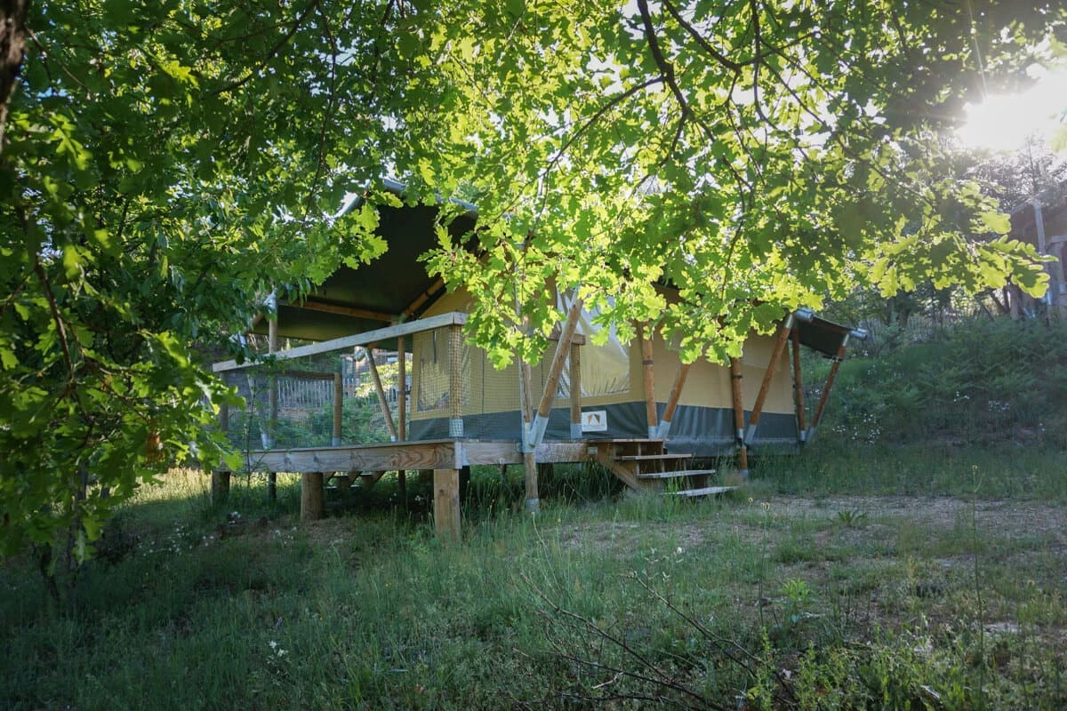 Bivouac nature , Camping 3* à Saint Jean du Gard (Gard) - Location Tente équipée pour 5 personnes - Photo N°11