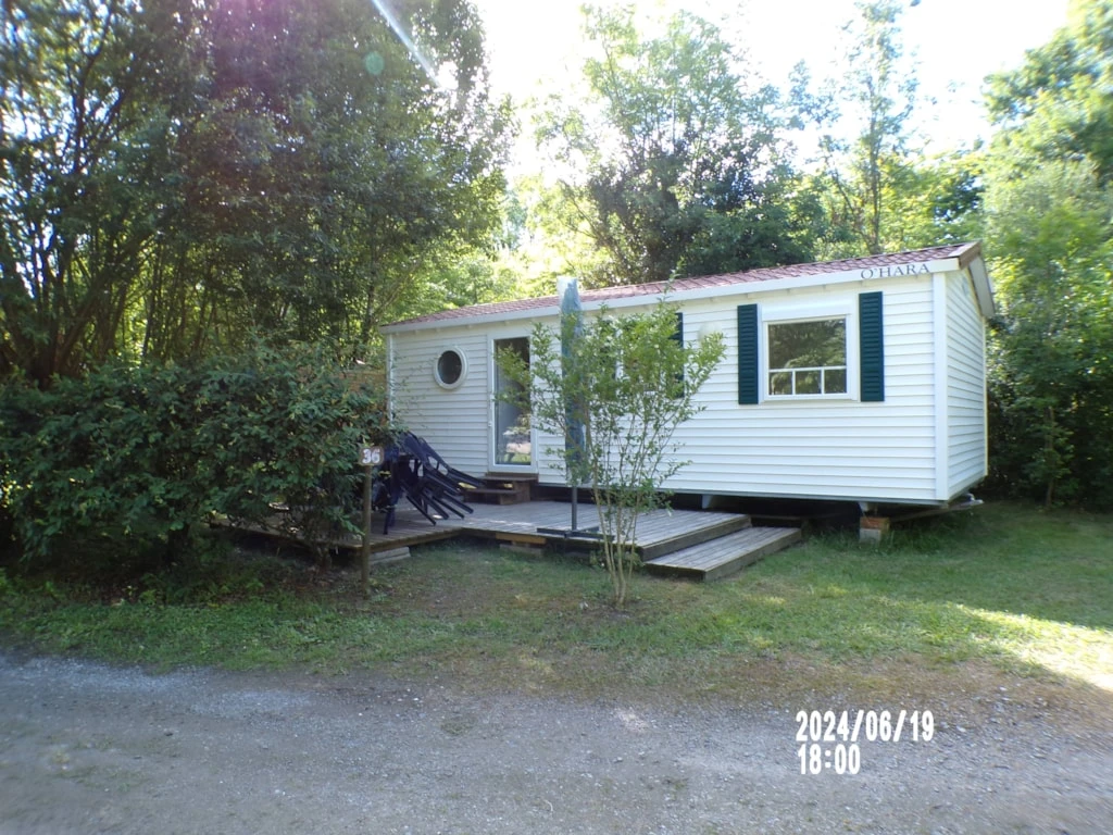 Camping Etche Zahar 3*, Camping 3* à Urt (Pyrénées Atlantiques) - Location Mobil Home pour 6 personnes - Photo N°12