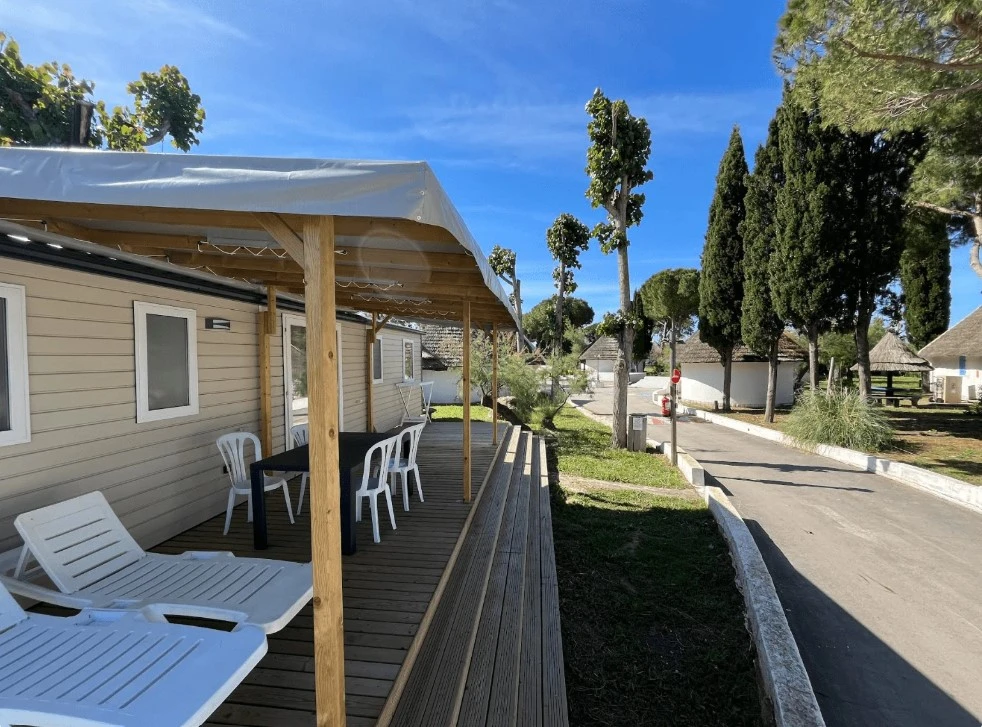 CAMPING LE CAMARGUAIS - 4*, Camping à Lattes (Hérault) - Location Mobil Home pour 6 personnes - Photo N°7
