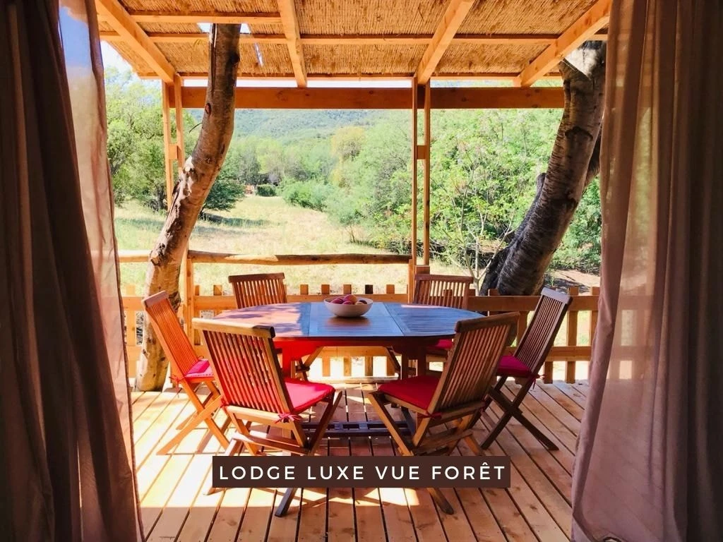 Camping Au Paradis des Campeurs 4*, Camping 4* à Les Issambres (Var) - Location Chalet pour 4 personnes - Photo N°4