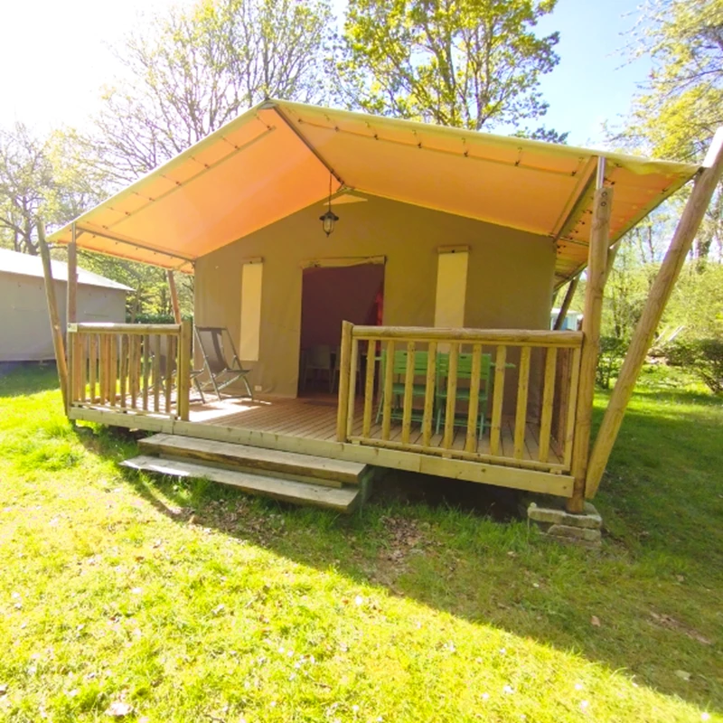 Camping La Rivière d'Argent 3*, Camping 3* à Huelgoat (Finistère) - Location Tente équipée pour 5 personnes - Photo N°3