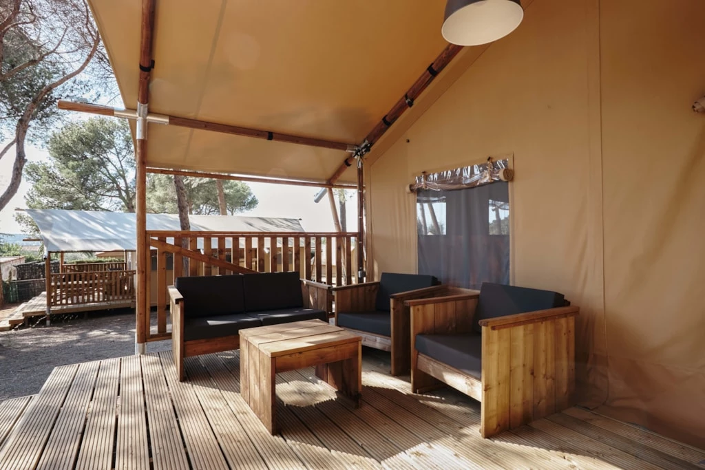 Camping Mas Patoxas 4*, Camping 4* à Pals (Gérone) - Location Tente équipée pour 5 personnes - Photo N°4