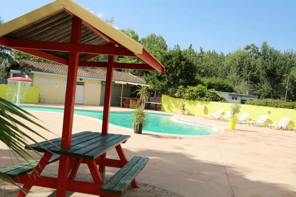 Camping les Berges du Canal - 4*, Camping 4* à Villeneuve lès Béziers (Hérault) - Location Mobil Home pour 4 personnes - Photo N°10