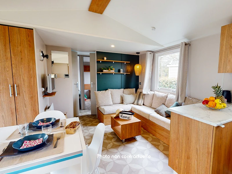 Camping Bonne Anse Plage 4*, Camping 4* à La Palmyre (Charente Maritime) - Location Mobil Home pour 8 personnes - Photo N°4