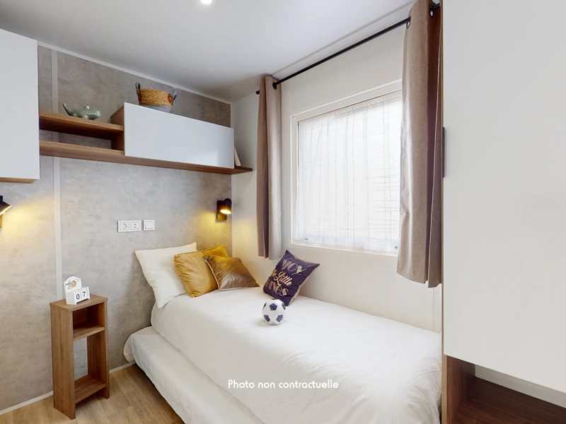 Camping Les Embruns 4*, Camping 4* à Lège Cap Ferret (Gironde) - Location Mobil Home pour 6 personnes - Photo N°8