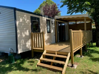Camping Bleu Mer - 3*, Camping 3* à Saint Georges de Didonne (Charente Maritime) - Location Mobil Home pour 6 personnes - Photo N°3
