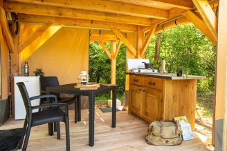 Camping Etche Zahar 3* - Ze collection, Camping 3* à Urt (Pyrénées Atlantiques) - Location Tente équipée pour 2 personnes - Photo N°3
