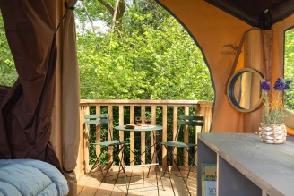 Camping Etche Zahar 3* - Ze collection, Camping 3* à Urt (Pyrénées Atlantiques) - Location Tente équipée pour 2 personnes - Photo N°4