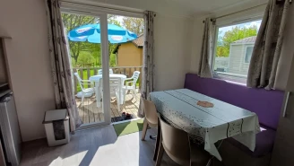 Camping La Cigale de L'Allier 3*, Camping 3* à Langogne (Lozère) - Location Mobil Home pour 4 personnes - Photo N°3