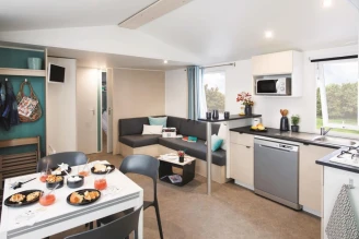 Camping Le Grearn - 3*, Camping 3* à Ambon (Morbihan) - Location Mobil Home pour 8 personnes - Photo N°4