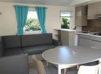 Camping Lou Pignada, Camping 5* à Messanges (Landes) - Location Mobil Home pour 6 personnes - Photo N°3