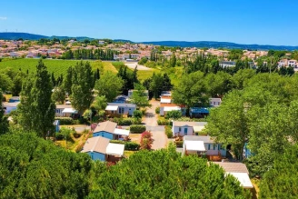 Camping Ensoya 3*, Camping 3* à Sigean (Aude) - Location Mobil Home pour 4 personnes - Photo N°2