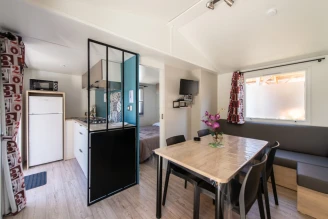 Camping de la Cascade, Camping 4* à Saint Rome de Tarn (Aveyron) - Location Mobil Home pour 5 personnes - Photo N°3