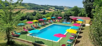 Camping le Bourdieu - 3*, Camping 3* à Durfort (Ariège) - Location Tente équipée pour 4 personnes - Photo N°2