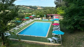 Camping le Bourdieu - 3*, Camping 3* à Durfort (Ariège) - Location Tente équipée pour 4 personnes - Photo N°3