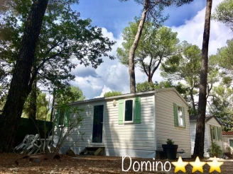 Camping le Devançon 3*, Camping 3* à Peynier (Bouches du Rhône) - Location Mobil Home pour 5 personnes - Photo N°3