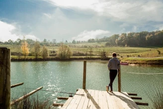 Domaine d'Escapa 4*, Camping 4* à Estipouy (Gers) - Location Roulotte pour 2 personnes - Photo N°4