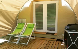 Camping Le Pont du Tarn 3*, Camping 3* à Florac (Lozère) - Location Tente équipée pour 4 personnes - Photo N°3