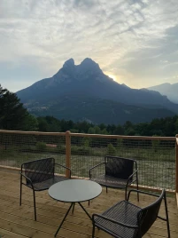 Camping Wecamp Repos de Pedraforca , Camping 4* à Saldés (Barcelone) - Location Yourte pour 4 personnes - Photo N°3