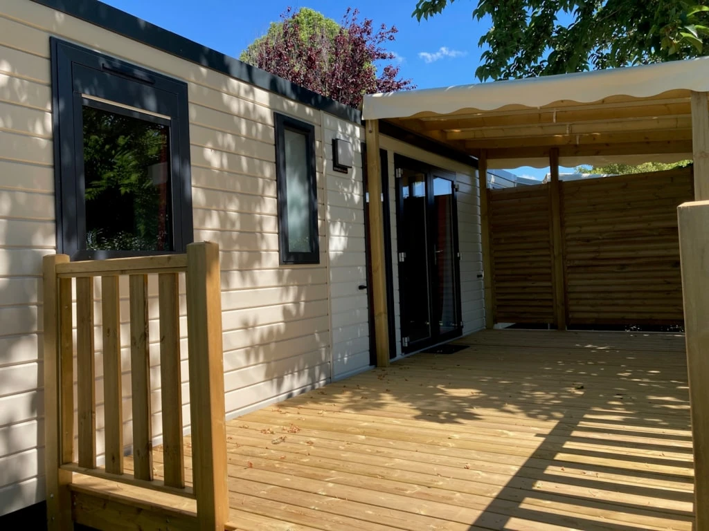 Camping Bleu Mer - 3*, Camping 3* à Saint Georges de Didonne (Charente Maritime) - Location Mobil Home pour 6 personnes - Photo N°4