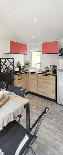 Camping Bleu Mer - 3*, Camping 3* à Saint Georges de Didonne (Charente Maritime) - Location Mobil Home pour 6 personnes - Photo N°6