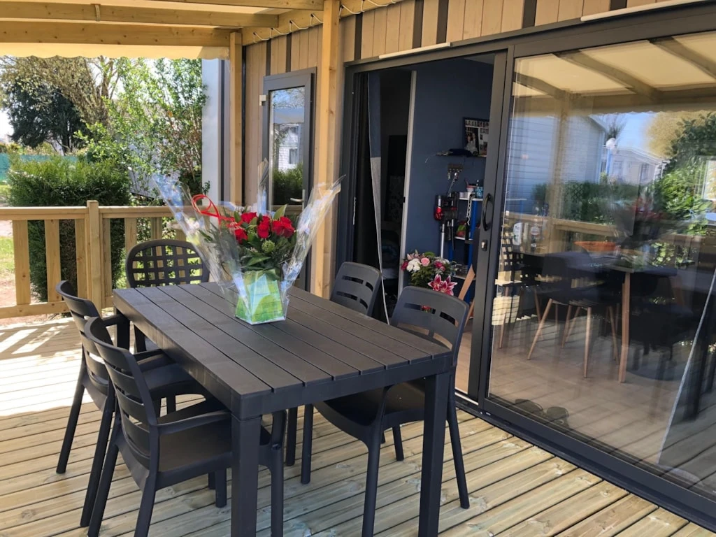 Camping Bleu Mer - 3*, Camping 3* à Saint Georges de Didonne (Charente Maritime) - Location Mobil Home pour 4 personnes - Photo N°4